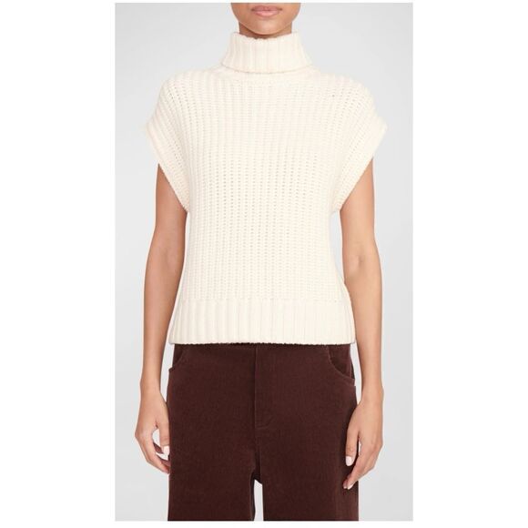 Staud
Bette Merino Wool Short-Sleeve Sweater - Picture 1 of 5